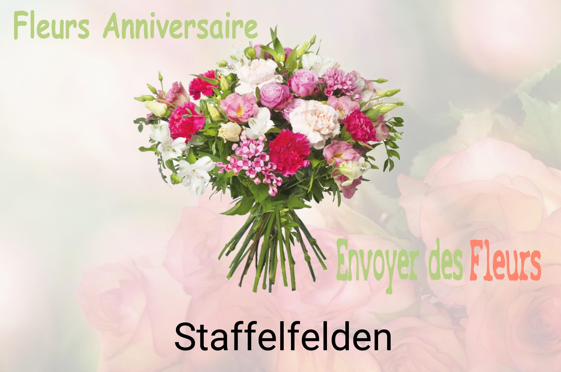 Bouquet de fleurs d’anniversaire livré à Staffelfelden