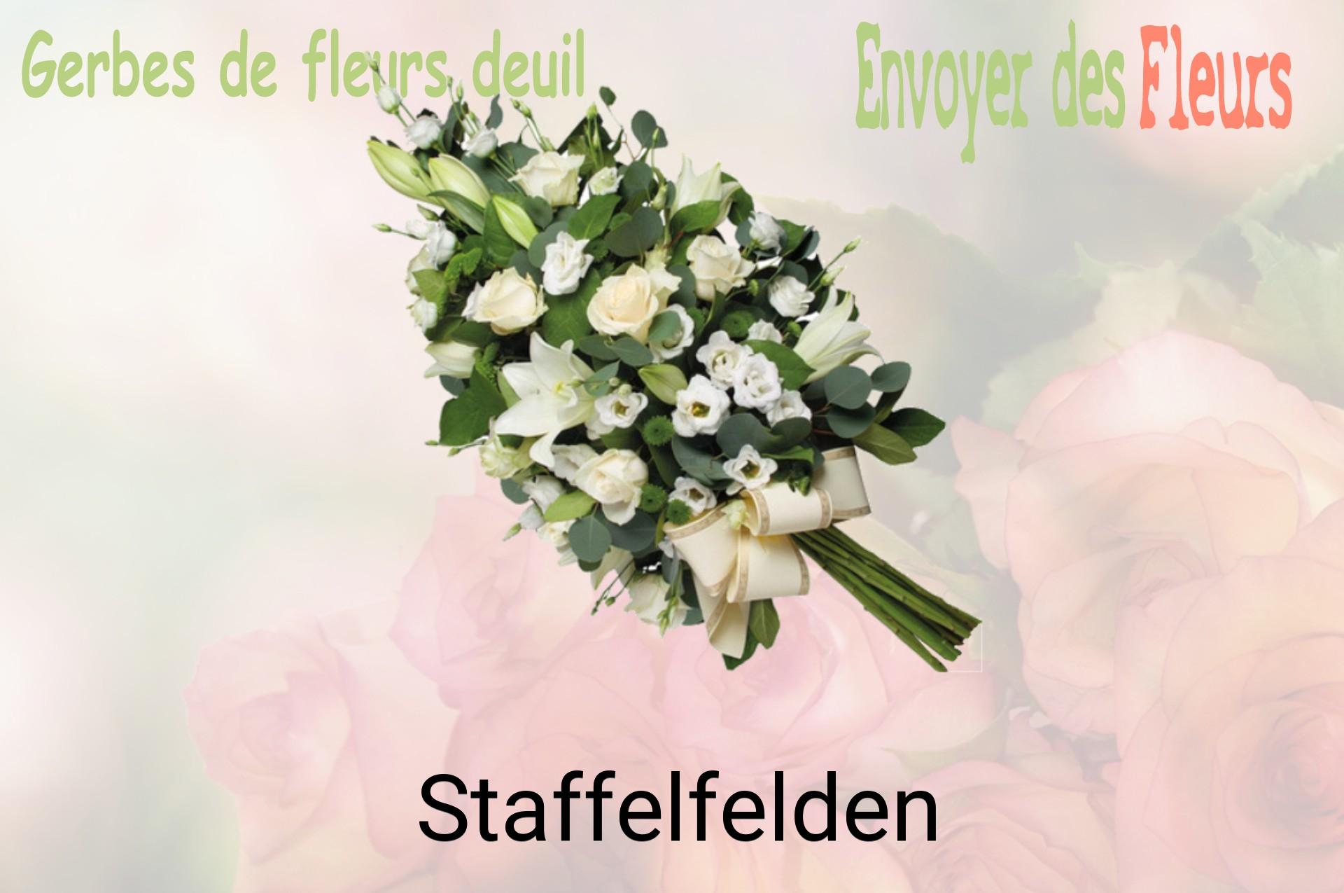 Gerbe de fleurs de deuil livrée à Staffelfelden